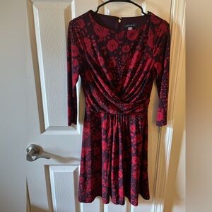 Tommy Hilfiger dress in wrap style front detail & long sleeve size 6P